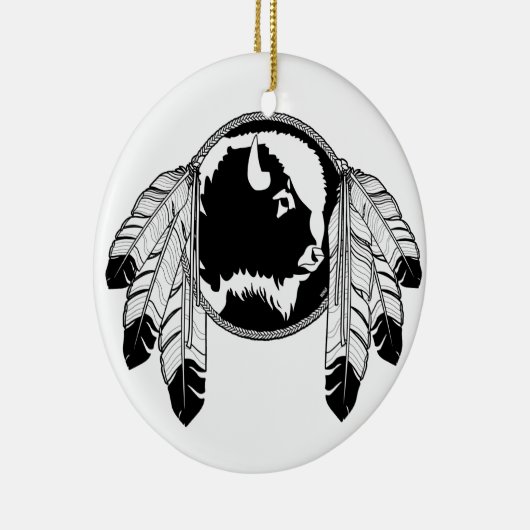 Native Art geeft Ornament First Nations Keepsakes (Rechts)