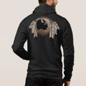 Native Art Hoodie Tribal Spirit Animal Jacket (Achterkant)
