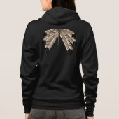 Native Art Jackets Women's Metis Wildlife Jacket (Achterkant)