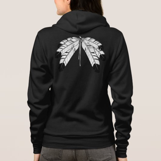Native Art Jackets Women's Metis Wildlife Jacket (Achterkant)