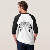 Native Art Jersey Women's Wildlife Art Shirt Gesch (Achterkant volledig)