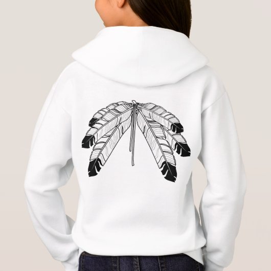 Native Art Kind sweatshirt First Nations Shirten (Achterkant)