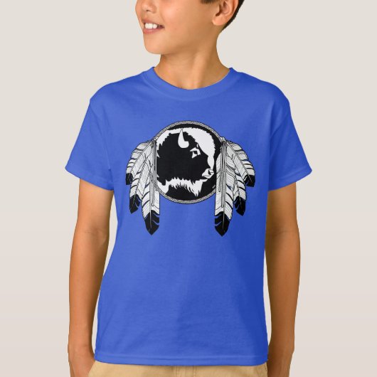 Native Art Kind T-shirt Biologisch First Nation T- (Voorkant)