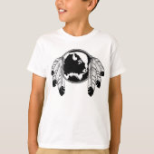 Native Art Kind T-shirt Tribal Wildlife Shirten (Voorkant)