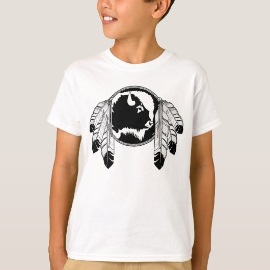Native Art Kind T-shirt Tribal Wildlife Shirten (Voorkant)