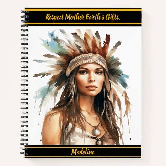 Native Art Logbook: gedurfde patronen Notitieboek (Voorkant)