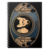 Native Art Notitieboek Metis Rebellion Wolf Journa (Voorkant)