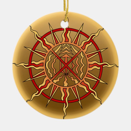 Native Art Ornament First Nations Keepsakes (Voorkant)