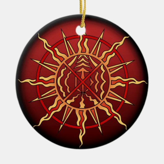 Native Art Ornament First Nations Keepsakes (Voorkant)