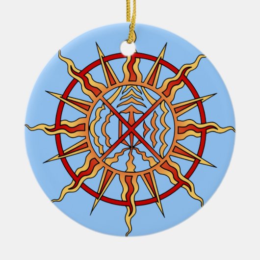 Native Art Ornament First Nations Keepsakes (Voorkant)