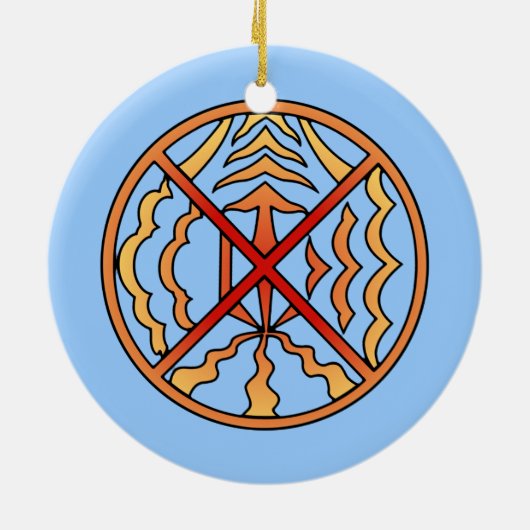 Native Art Ornament First Nations Keepsakes (Achterkant)