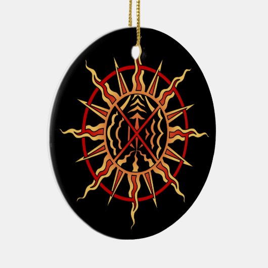 Native Art Ornament First Nations Keepsakes (Rechts)