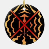 Native Art Ornament First Nations Keepsakes (Achterkant)