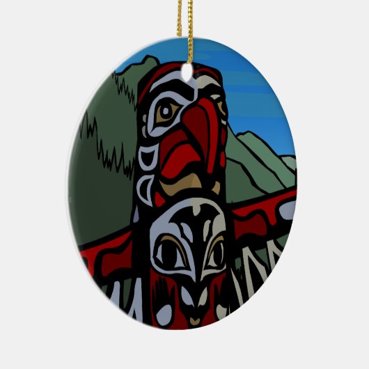 Native Art Ornament First Nations Keepsakes (Rechts)