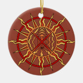 Native Art Ornament Spiritueel Symbool Keepsakes (Voorkant)