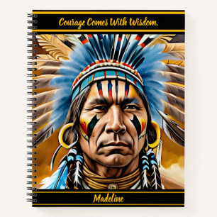 Native Art Planner: gedurfde patronen Notitieboek