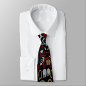 Native Art Stropdassen First Nations Totem Necktie (Gebonden)