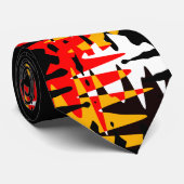 Native Art Stropdassen Tribal Spiritueel 4 Nations (Opgerold)