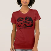 Native Art T-Shirt Vancouver Biologische Aangepast (Voorkant)