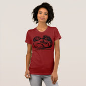 Native Art T-Shirt Vancouver Biologische Aangepast (Voorkant volledig)
