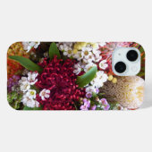 Native Australia bloemenboeket iphone case (Achterkant (horizontaal))
