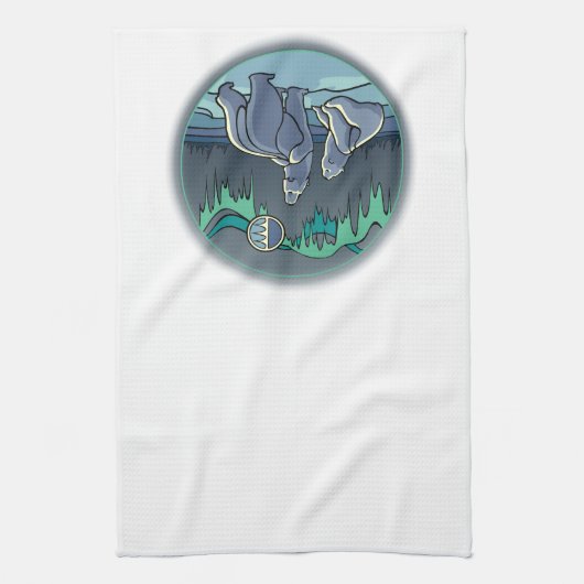 Native Beer Art Towel Polar Beer Tea Towel Theedoek (Verticaal)