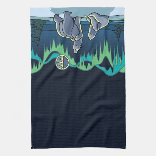 Native Beer Art Towel Polar Beer Tea Towel Theedoek (Verticaal)