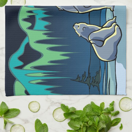 Native Beer Art Towel Polar Beer Tea Towel Theedoek (Gevouwen)