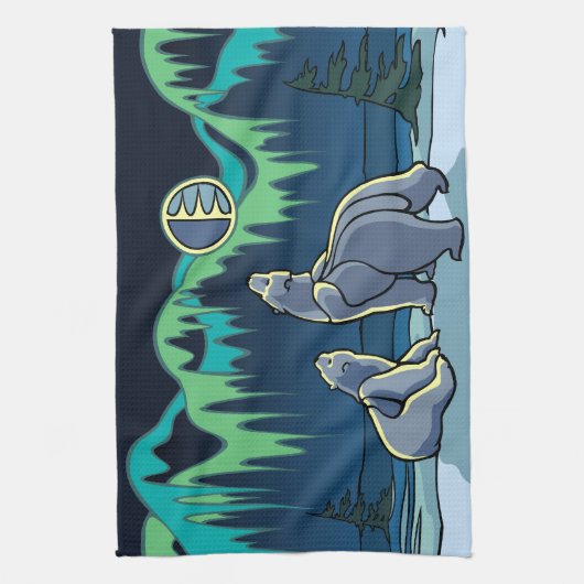 Native Beer Art Towel Polar Beer Tea Towel Theedoek (Verticaal)