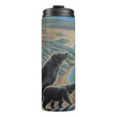 Native Beer Art Tumbler Mokken Polar Beer Drinkwar Thermosbeker (Voorkant)