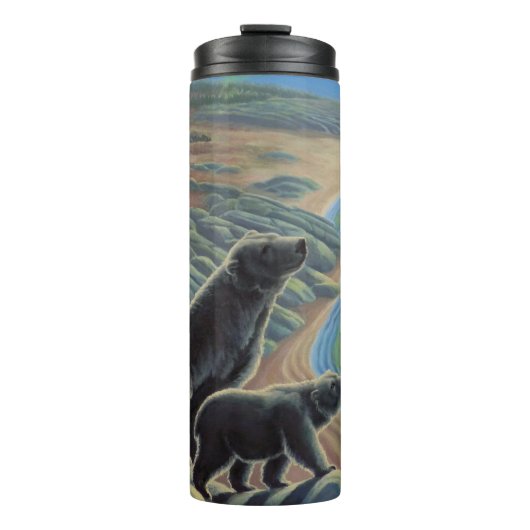 Native Beer Art Tumbler Mokken Polar Beer Drinkwar Thermosbeker (Voorkant)