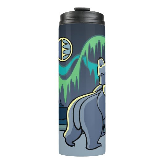 Native Beer Art Tumbler Mokken Polar Beer Drinkwar Thermosbeker (Voorkant)