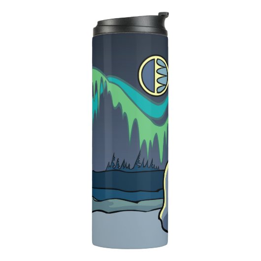 Native Beer Art Tumbler Mokken Polar Beer Drinkwar Thermosbeker (Gedraaid links)