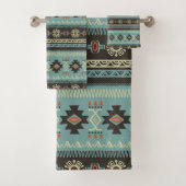 Native Blanket Pattern Bad Handdoek (Insitu)