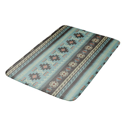 Native Blanket Pattern Badmat (Gekanteld)