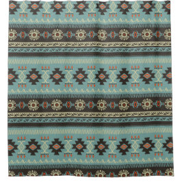 Native Blanket Pattern Douchegordijn