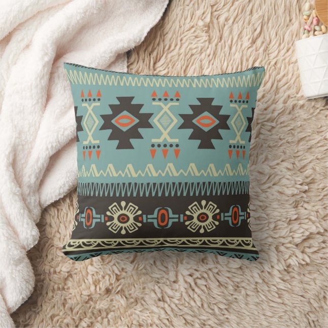 Native Blanket Pattern Kussen (Deken)