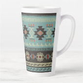 Native Blanket Pattern Latte Mok (Rechts)