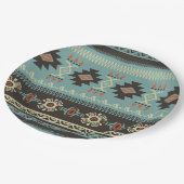 Native Blanket Pattern Papieren Bordje (Gekanteld)