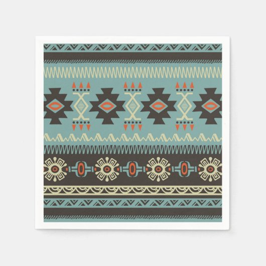 Native Blanket Pattern Servet (Voorkant)