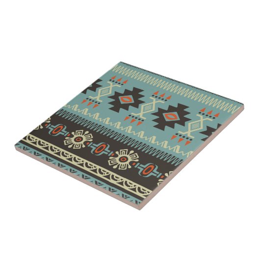 Native Blanket Pattern Tegeltje (Zijkant)