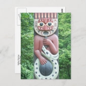 Native Carving Briefkaart (Voorkant / Achterkant)