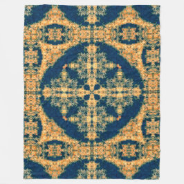 Native Cheyenne Buffalo Sacred Medicine Wheel Art Fleece Deken