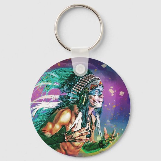Native Chief Sleutelhanger (Voorkant)