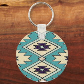 Native Chieftain Pattern Sleutelhanger (Voorkant)