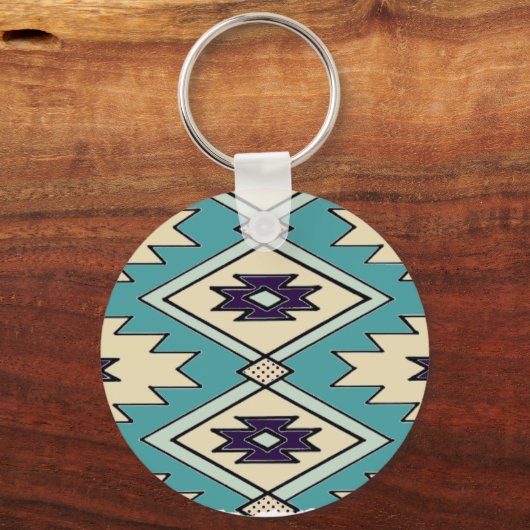 Native Chieftain Pattern Sleutelhanger (Voorkant)