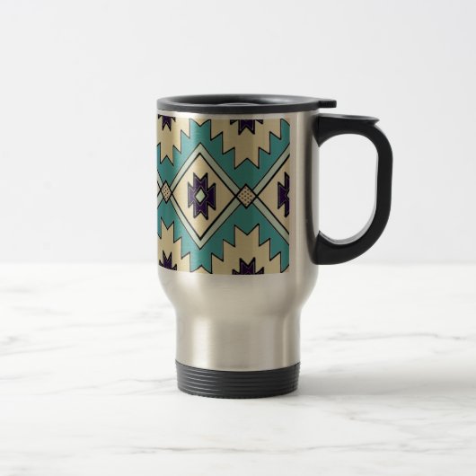 Native Chieftain Pattern Travel Mug Reisbeker (Rechts)