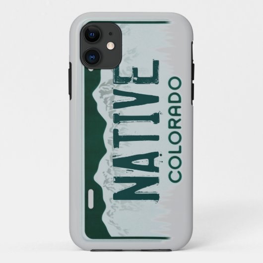 Native Colorado kentekenplaat iphone 5 hoes (Achterkant)