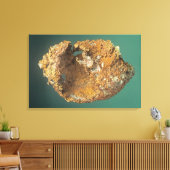 Native Copper (CU), Michigan, Verenigde Staten Canvas Afdruk (Insitu (Woonkamer))