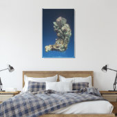 Native Copper (Cu), Michigan, Verenigde Staten Canvas Afdruk (Insitu (Slaapkamer))